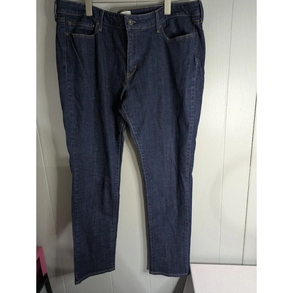 Levis San Francisco slight‎ curve skinny blue jeans womens 18W denim 5 pocket